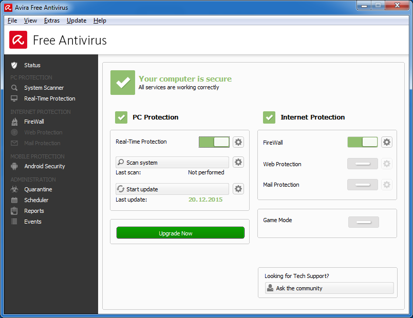 Avira Free Antivirus