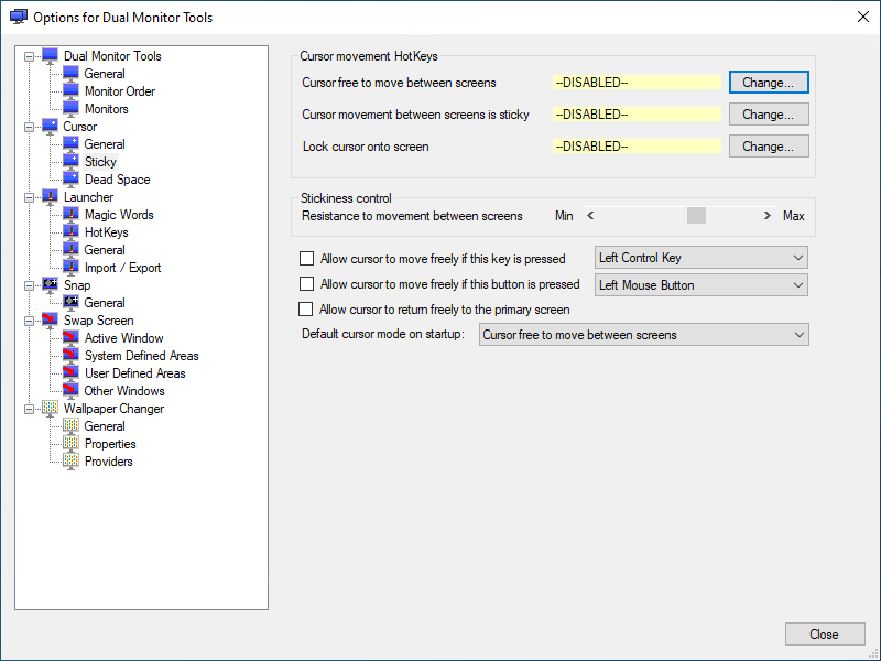 Dual Monitor Tools