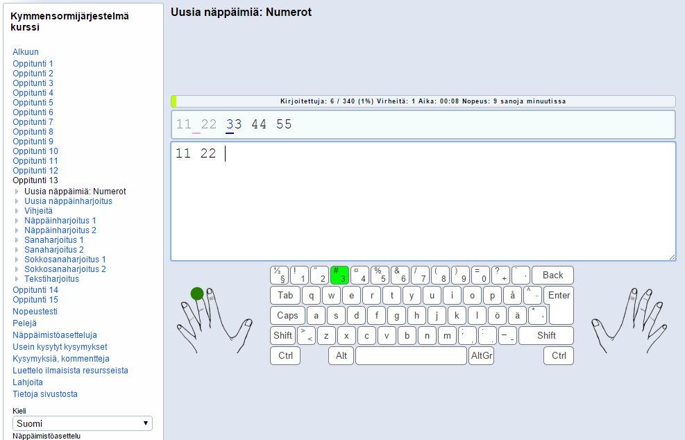 Touch Typing Study