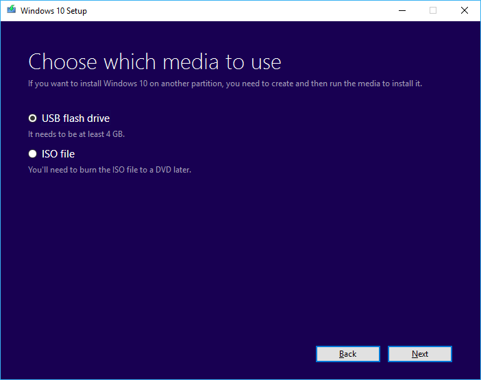 Windows 10/11 Media Creation Tool